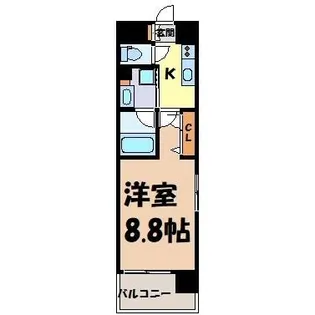 エスペランサ上前津【3階】の間取り