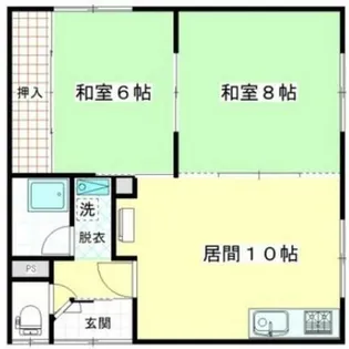 三好マンション【A号室】の間取り