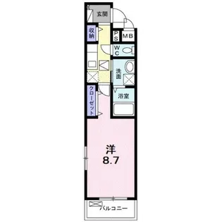 RELA FORT【3階】の間取り