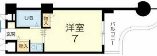 明石ヤングパレス【4階】の間取り