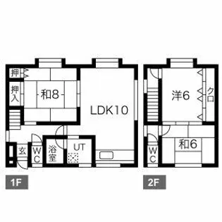北海道小樽市真栄1丁目【一戸建】の間取り