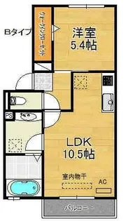 セピアコート住吉大社【1階】の間取り