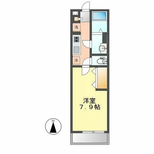 リブリ・KNウイング【2階】の間取り