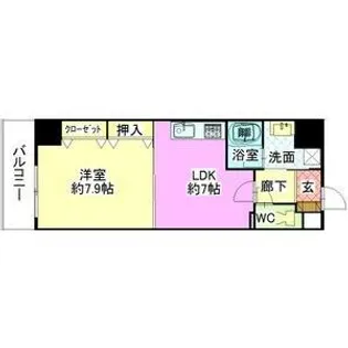 シャルール【11階】の間取り