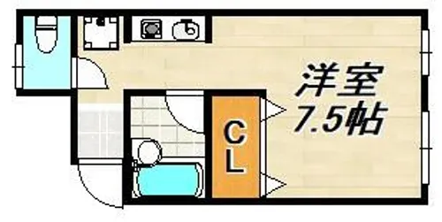 ル・ハイツ【2階】の間取り