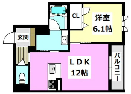 シャーメゾン アメニティ【3階】の間取り