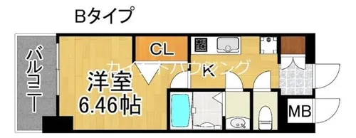 LUXENA住之江公園【12階】の間取り