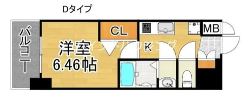 LUXENA住之江公園【8階】の間取り
