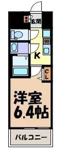 プレサンスTHE新栄【3階】の間取り