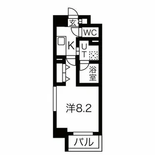 エルスタンザ千代田【10階】の間取り