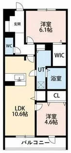 グリーヴィラ柱曙【2階】の間取り