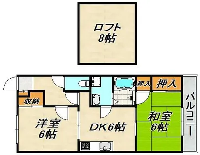 ベルメゾン【2階】の間取り