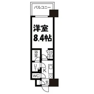 フローラル東別院【6階】の間取り