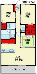 アーティックス門司ヘリテイジ【2階】の間取り