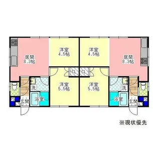 大和アパート【102号室】の間取り