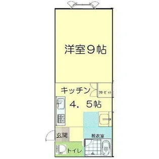 女満別ハイツ【102号室】の間取り