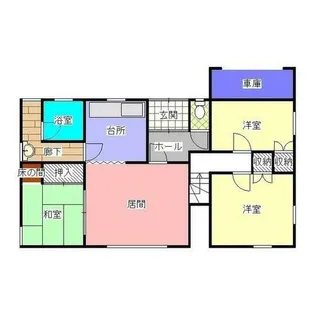 北海道網走市向陽ケ丘5丁目【一戸建】の間取り