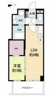 セレニテ谷九プリエ【12階】の間取り