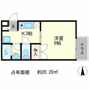 K・S・R【1階】の間取り