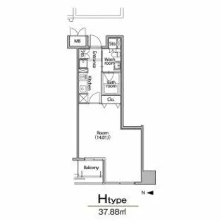 グラン・アベニュー栄【3階】の間取り