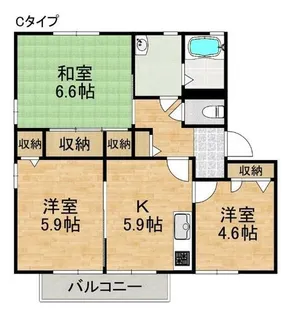 ラ メゾン プルミエ【1階】の間取り