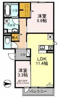 ボヌール【2階】の間取り