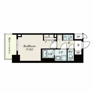 愛知県名古屋市西区則武新町3丁目【マンション】の間取り
