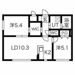 サクセス【302号室】の間取り
