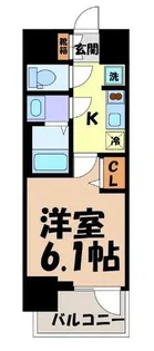 プレサンス名古屋菊井セルカ【3階】の間取り