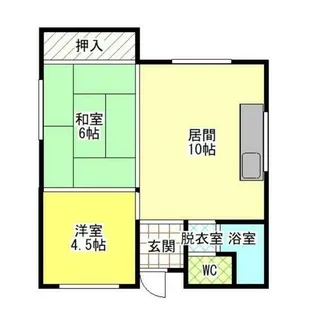 釧路市鳥取AP【2号室】の間取り