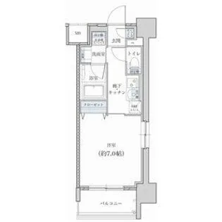 レジデンス東別院スクエアⅡ【908号室】の間取り