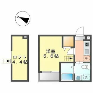 カーサベル稲生【101号室】の間取り