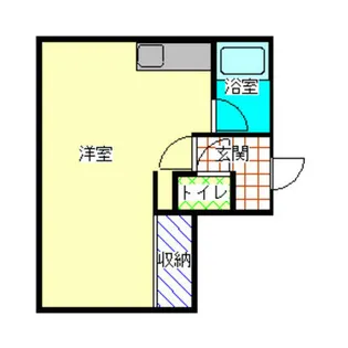 コーポサンシティ【1階】の間取り