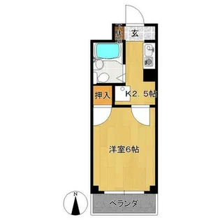 エクセレント東新第2【2階】の間取り