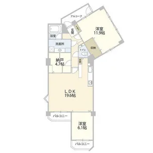 グローリアスヒルズ和合(0004418)【3階】の間取り