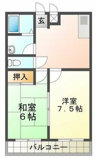 プリベイル西神戸【2階】の間取り