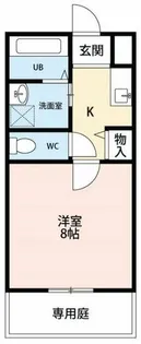 コーポラスウイング【105号室】の間取り