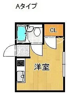アクティブ岸里【4階】の間取り
