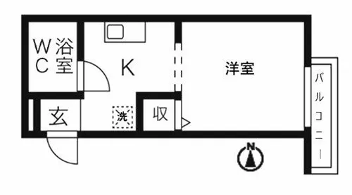 メゾン尾頭橋【2階】の間取り