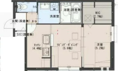 シャルマン シエロ【1階】の間取り