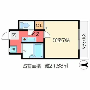ハウゼ聖護院【3階】の間取り