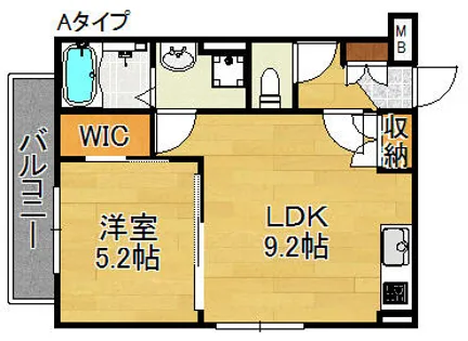 グランパシフィックパインスクエア【2階】の間取り