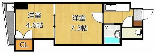 ロイヤルマキシム【0802号室】の間取り