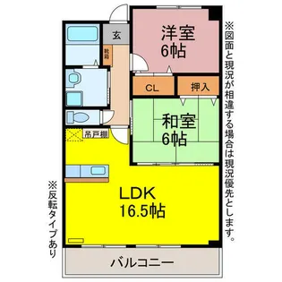 ガーデンコートKOTANI【303号室】の間取り