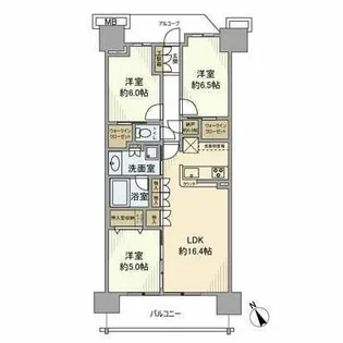 プラウド大府【9階】の間取り