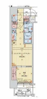レオンコンフォート本町クレセント【6階】の間取り