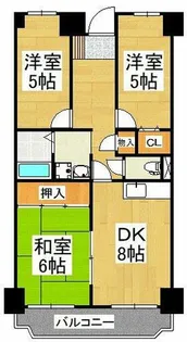 プレスト・コート弐番館【10階】の間取り