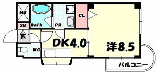 ダイコーパレス【3階】の間取り