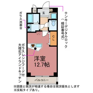愛知県豊川市三蔵子町福地荒古【マンション】の間取り