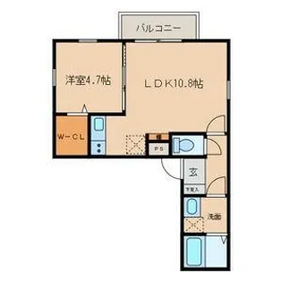 Bay Tree OZONE【1階】の間取り